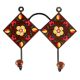 Dark Brown Flower Ceramic Tile Hook